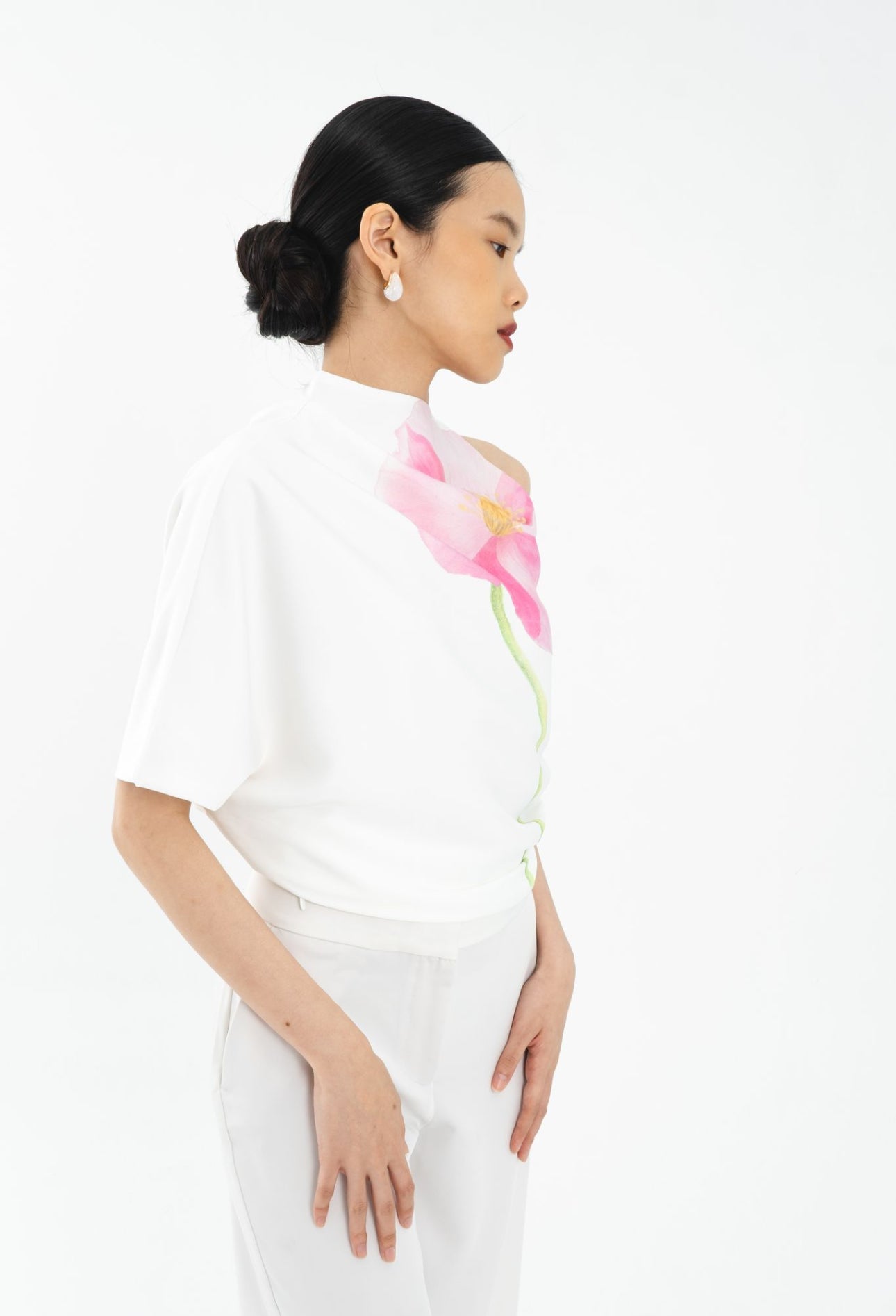 Poise Top | Pink Floral