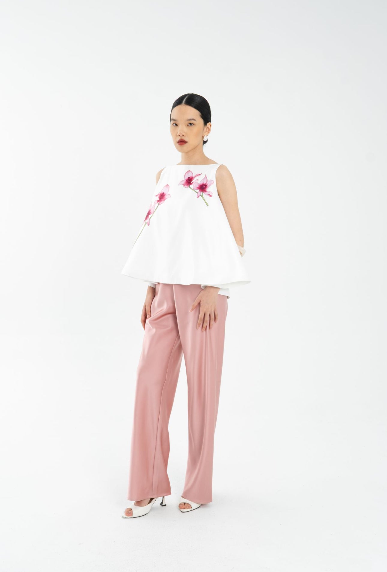 Linea Top | Pink Floral