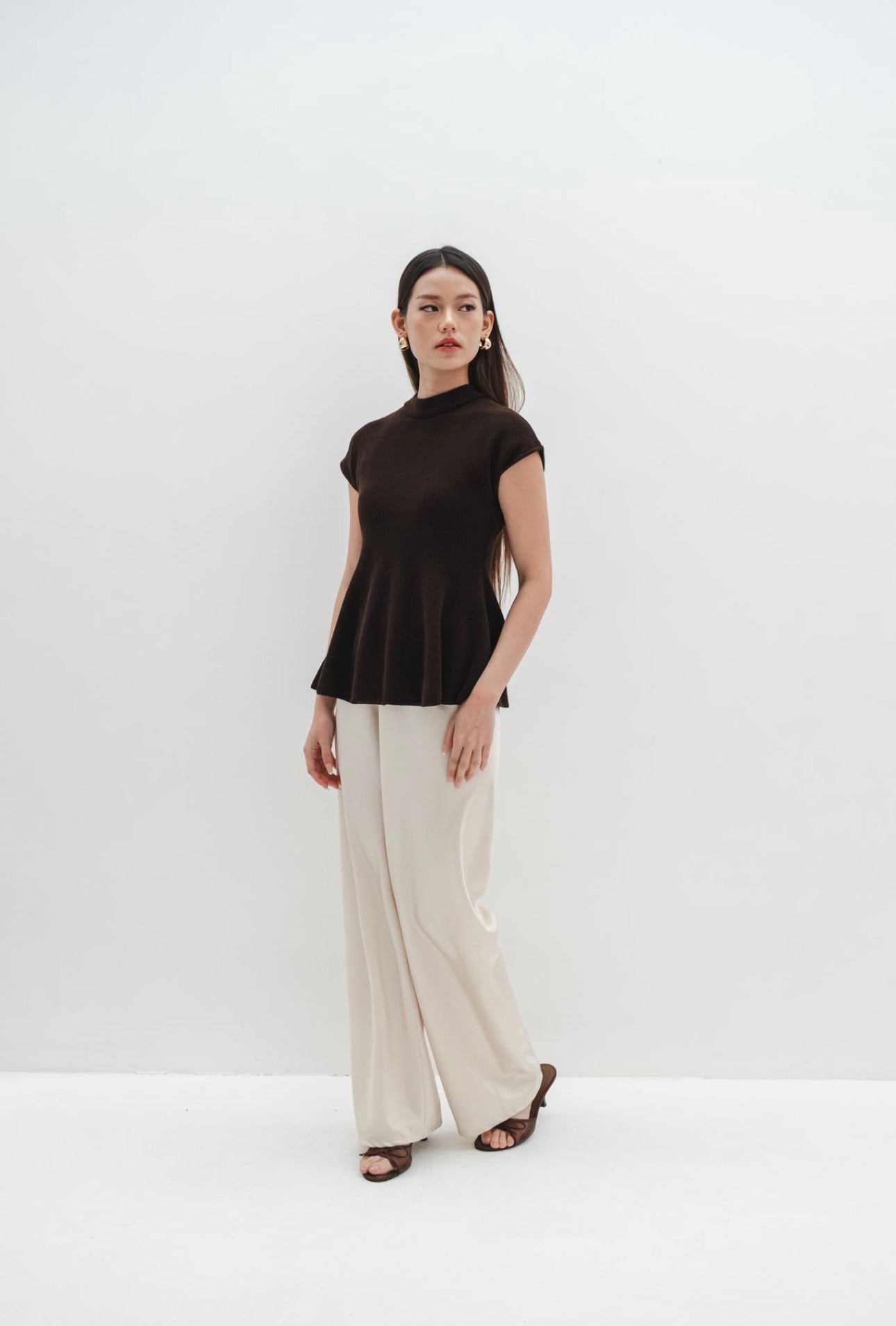 Arlette Top | Truffle