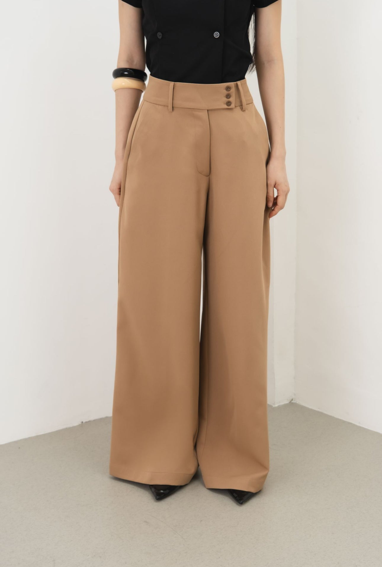 Monet Highwaisted Pants | Brown