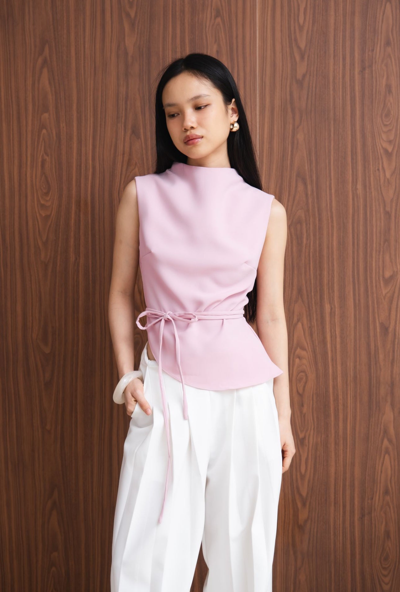 Prime Asymmetrical Top | Pink