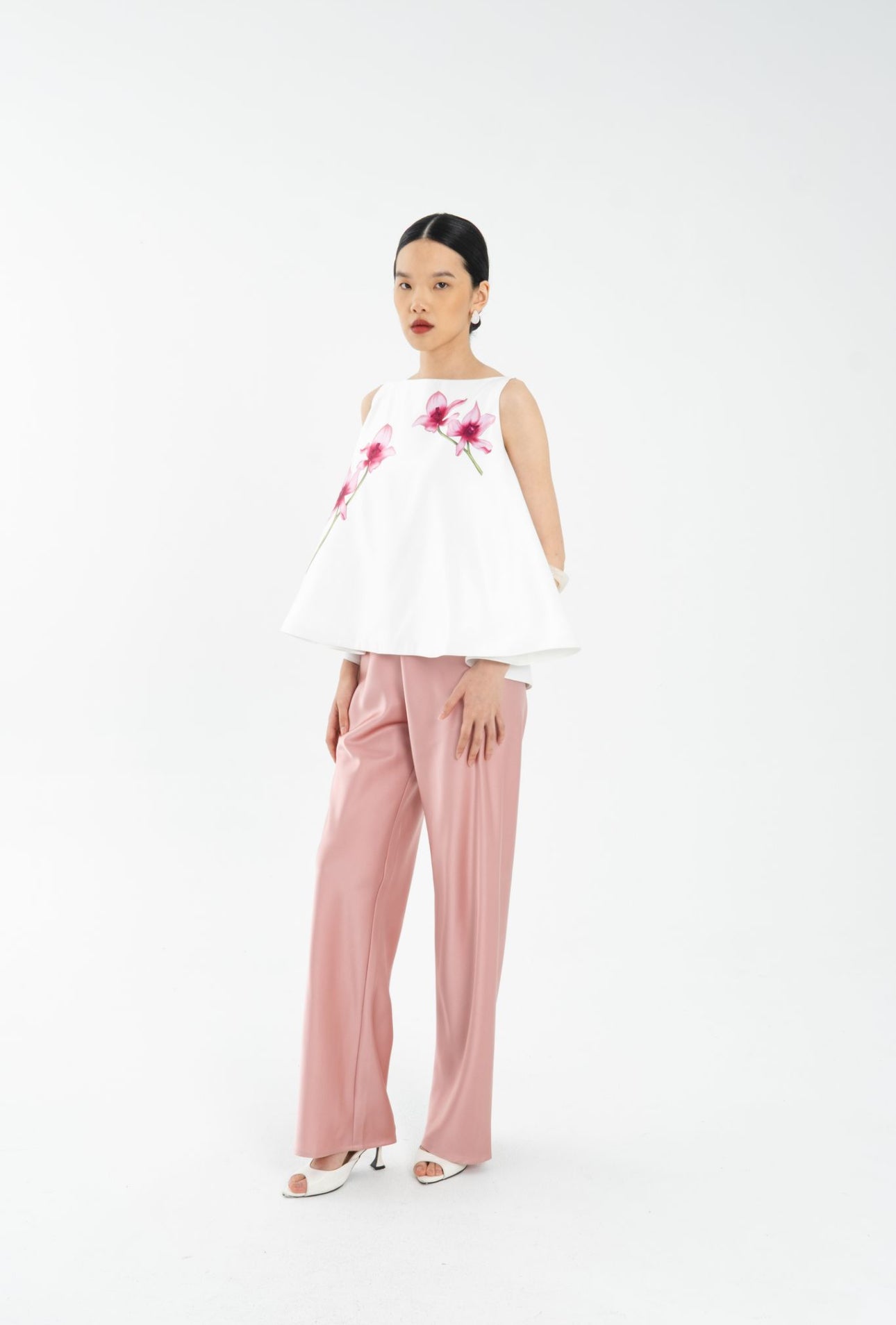 Linea Top | Pink Floral