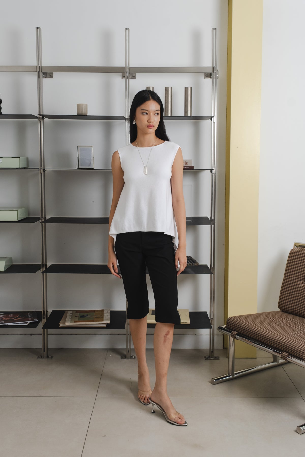 Motion Knit Top | White