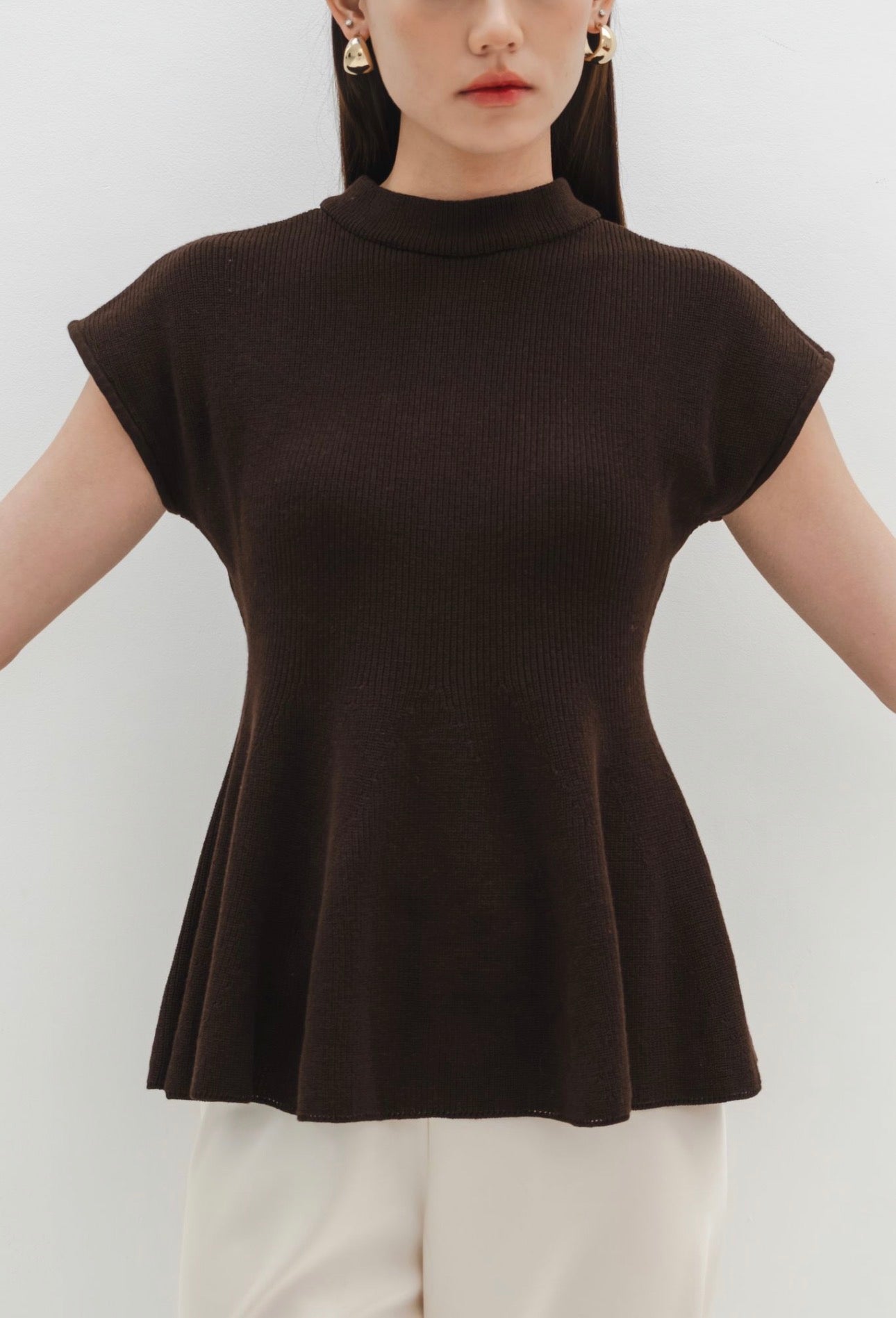 Arlette Top | Truffle