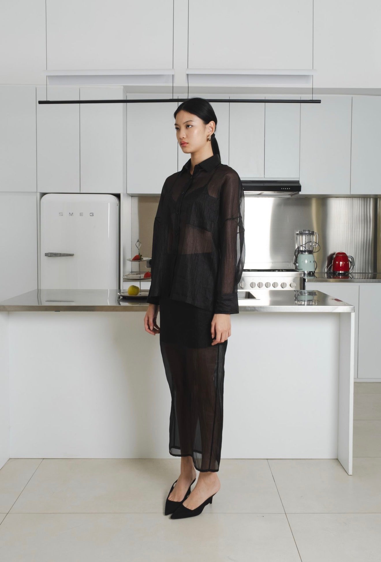 Brise Sheer Shirt | Black