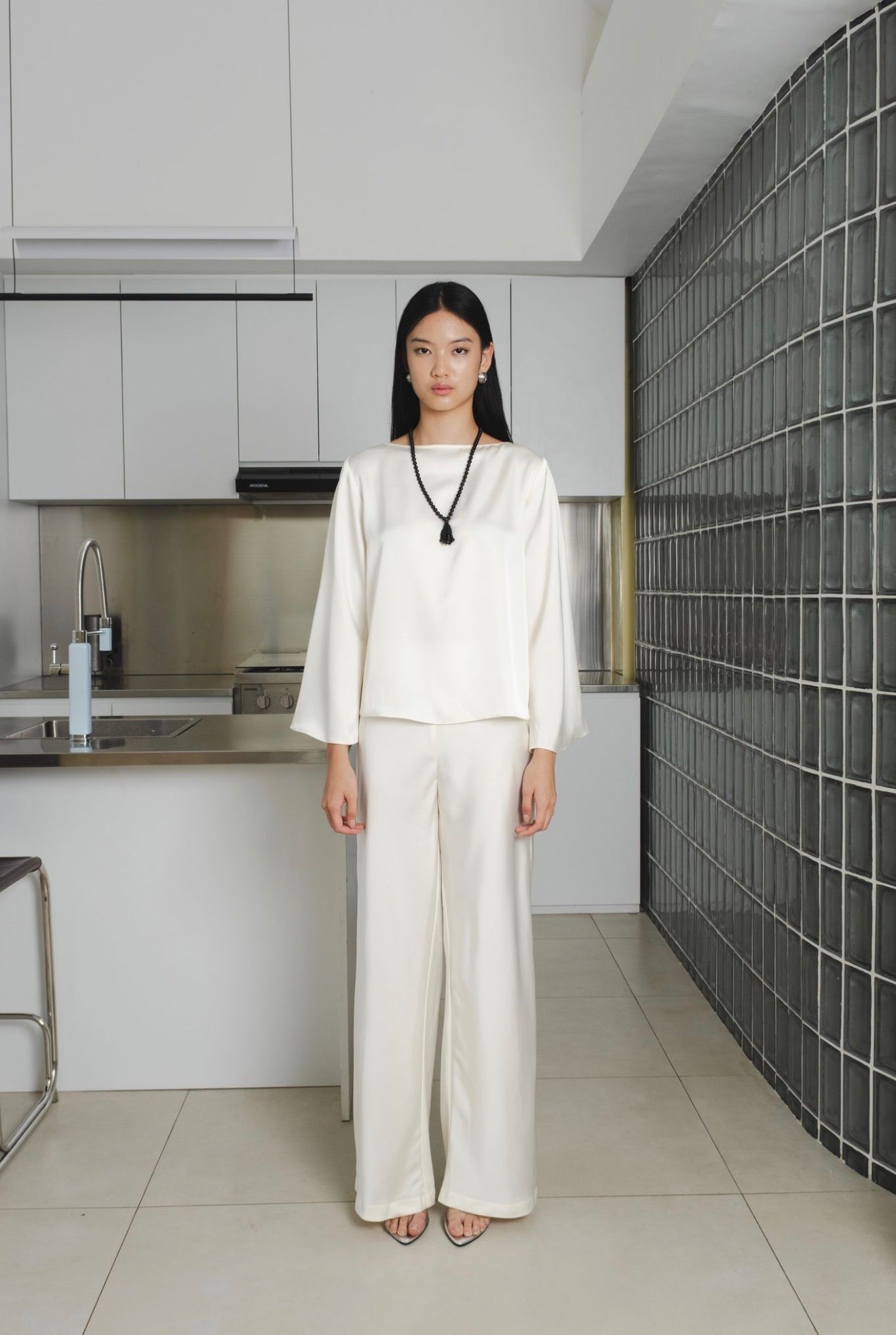 Lumi Silk Set | Off White