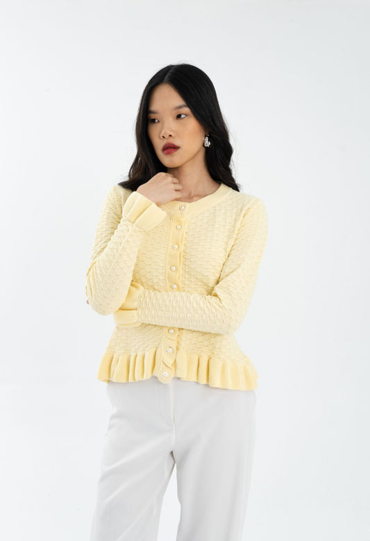 Notable Ruffle Cardigan | Butter