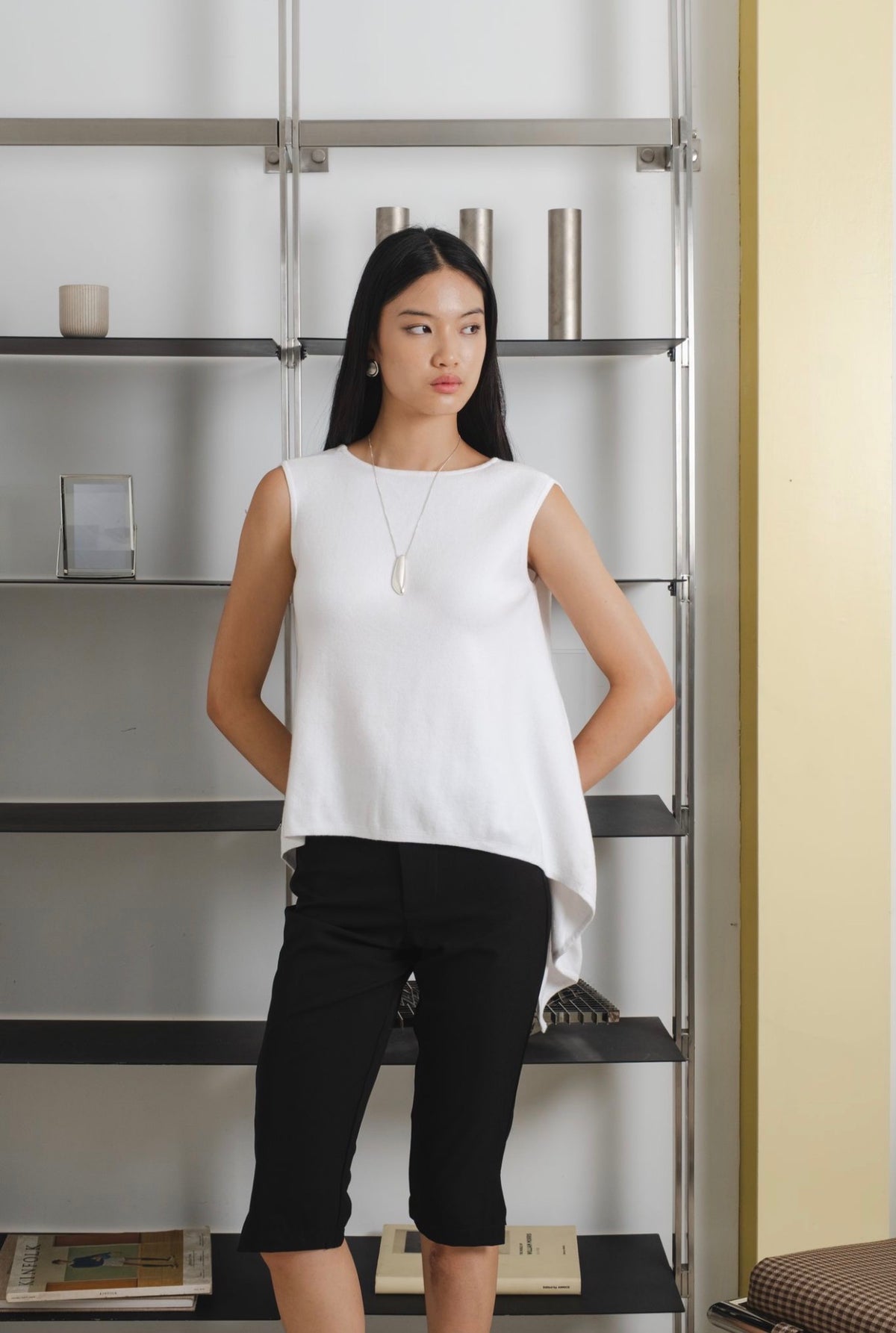 Motion Knit Top | White