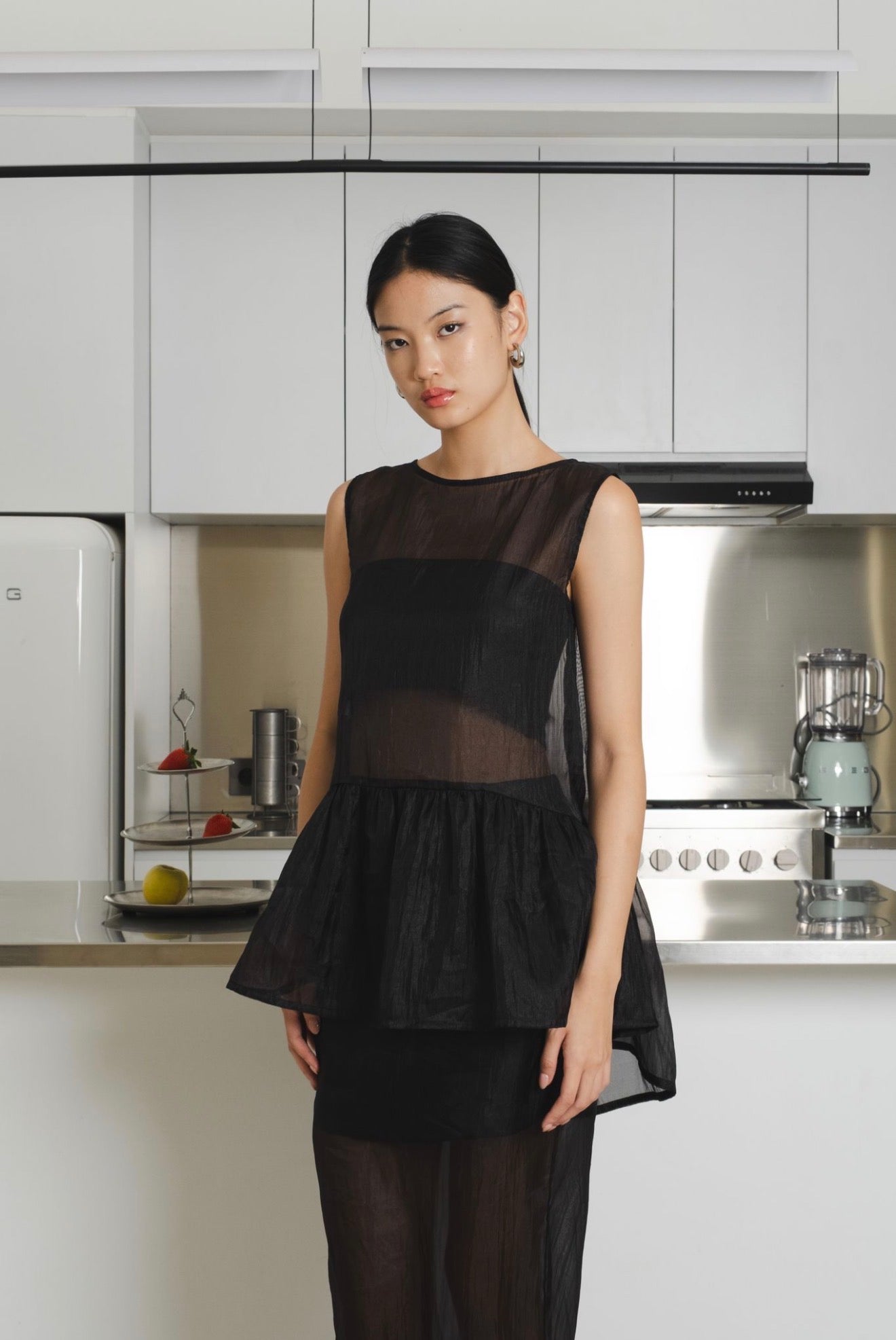 Sunday Sheer Top | Black