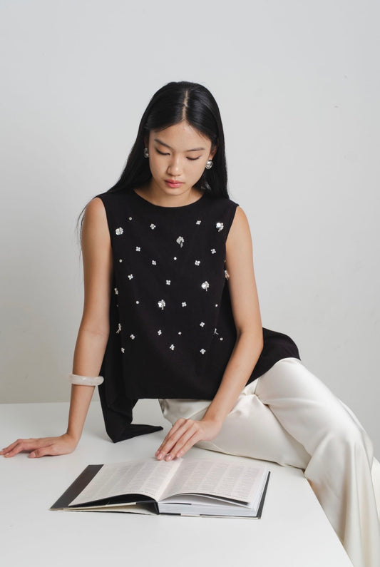 Motion Knit Top | Black