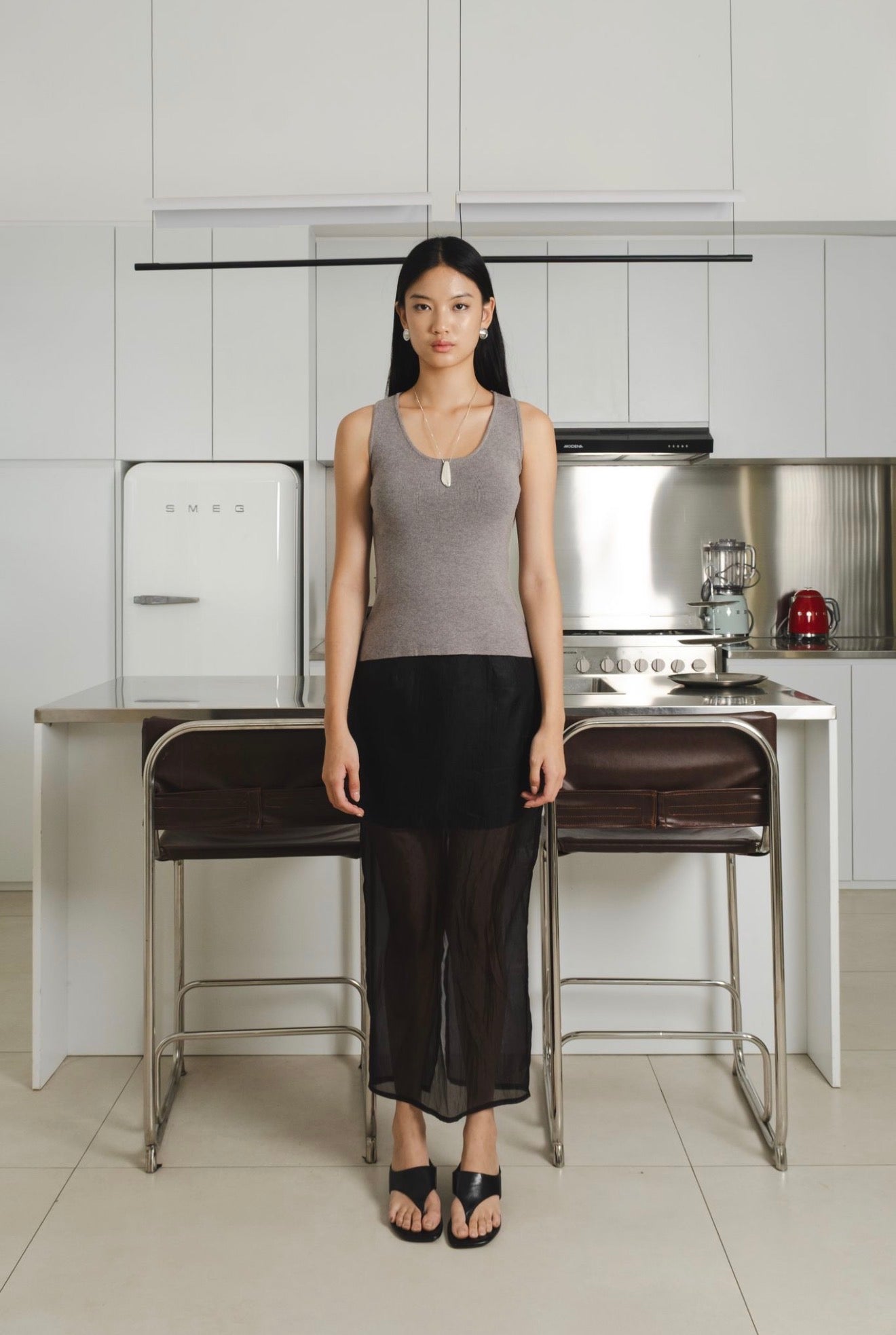 Ease Tanktop | Grey Plain