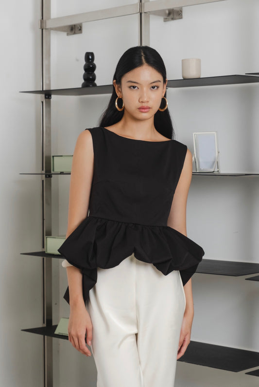 Harmony Balloon Top | Black