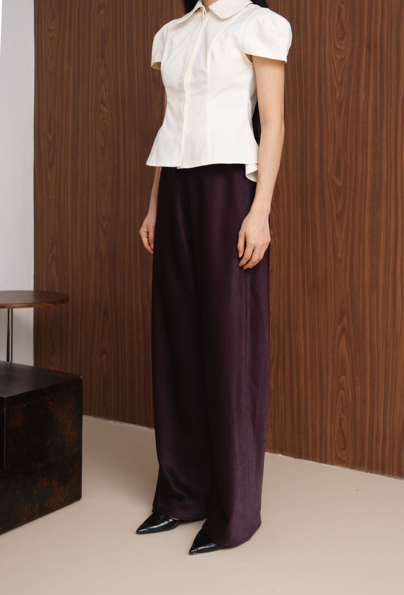 AllDay Suede Pants | Plum