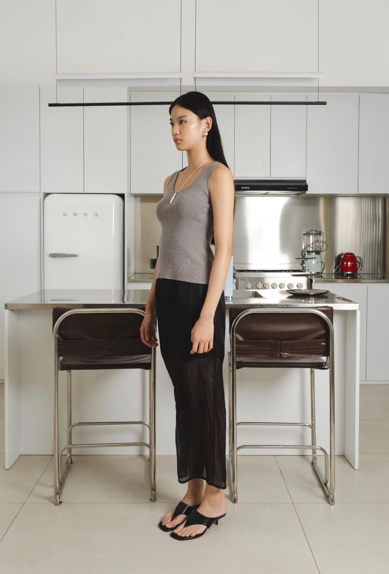 Ease Tanktop | Grey Plain