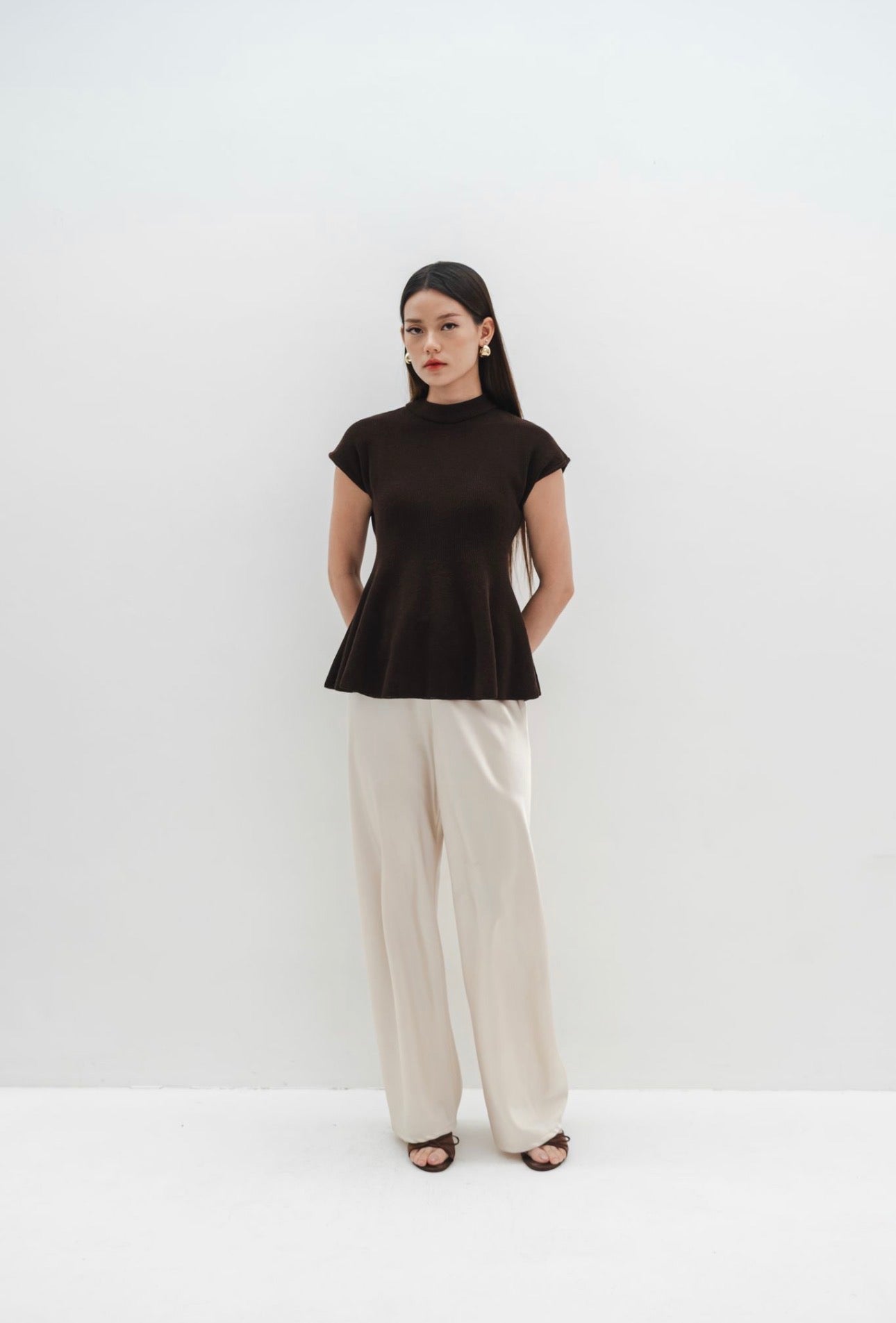 Arlette Top | Truffle