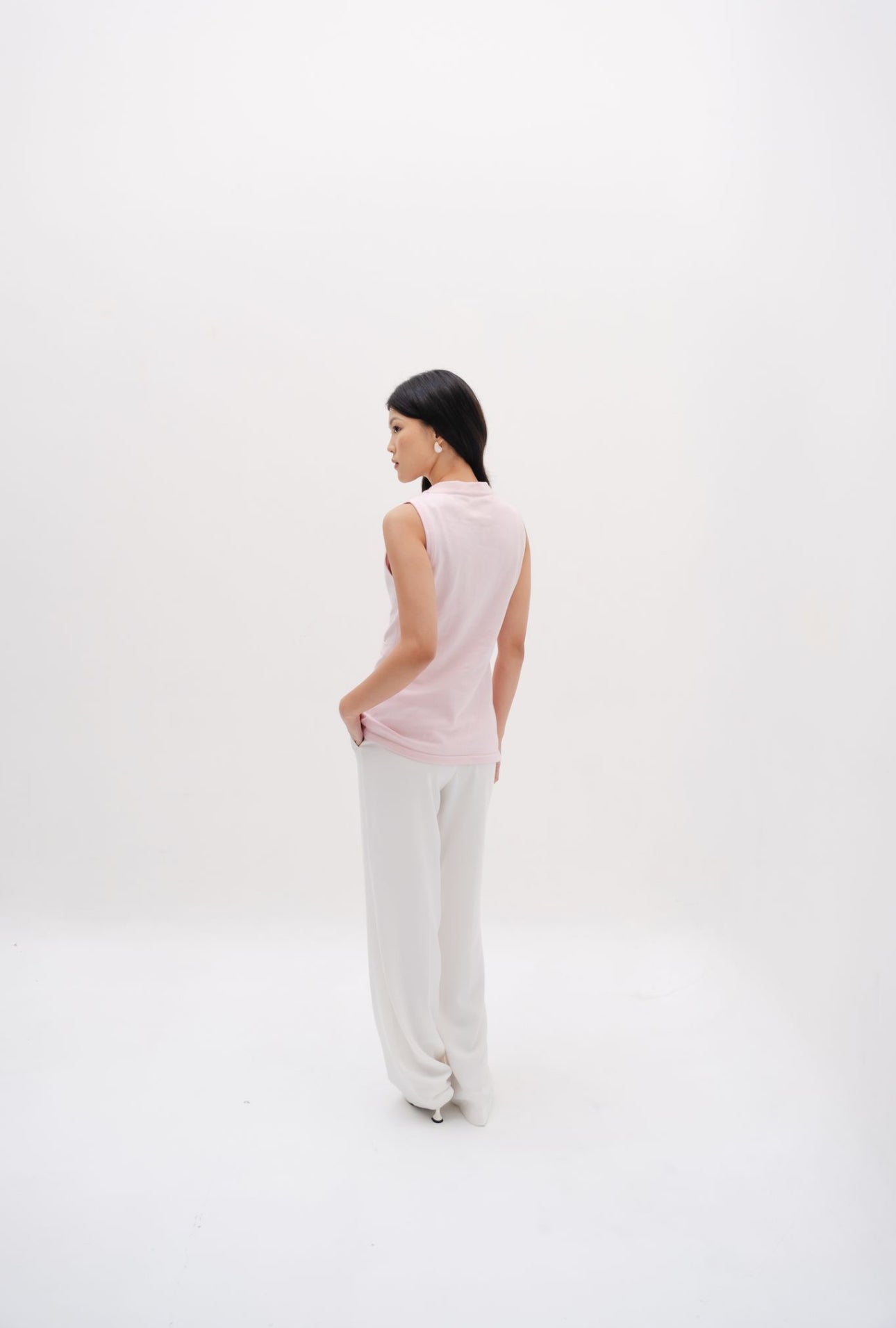 Cassia Vest | Baby Pink