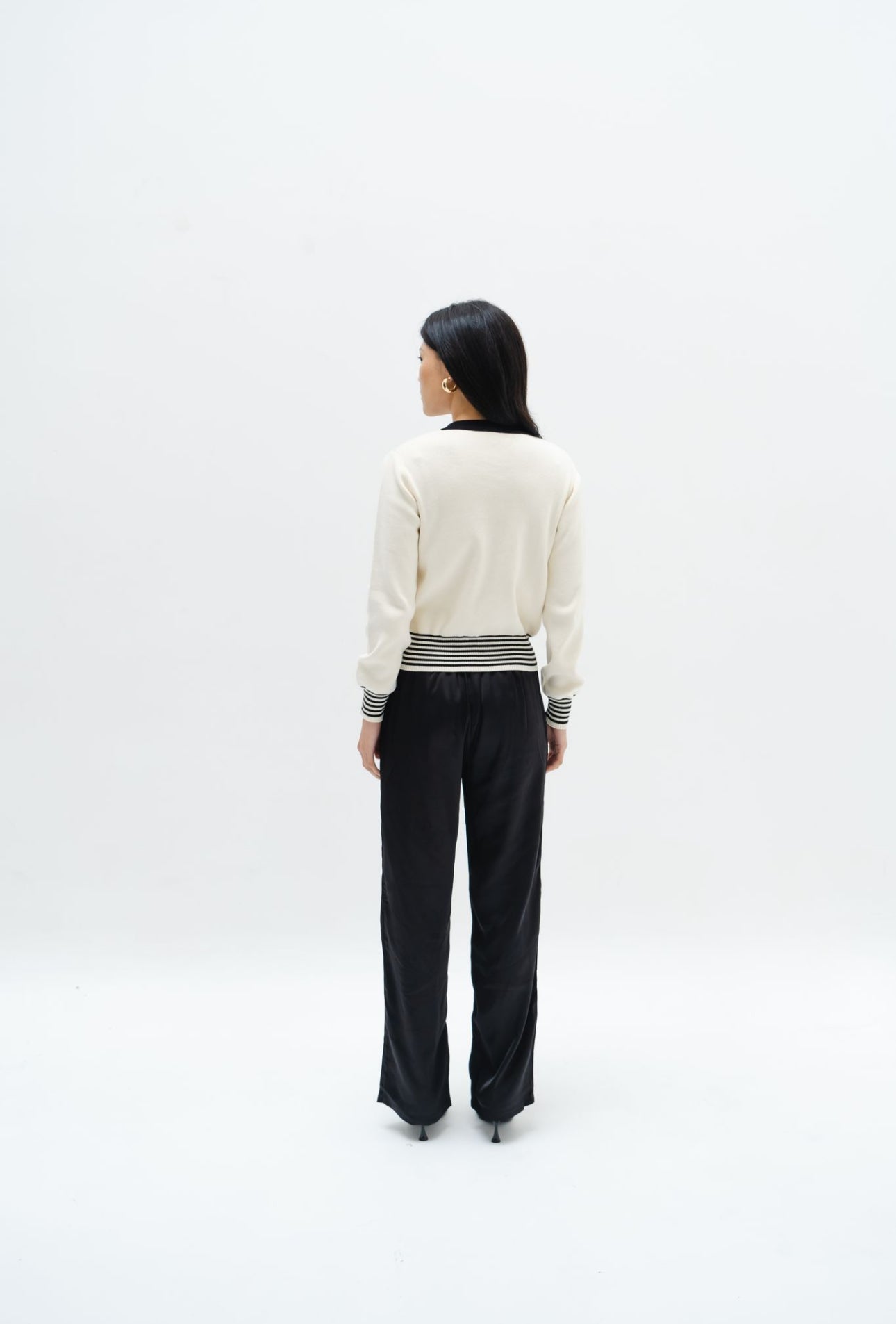 Anna Knit Cardigan | White