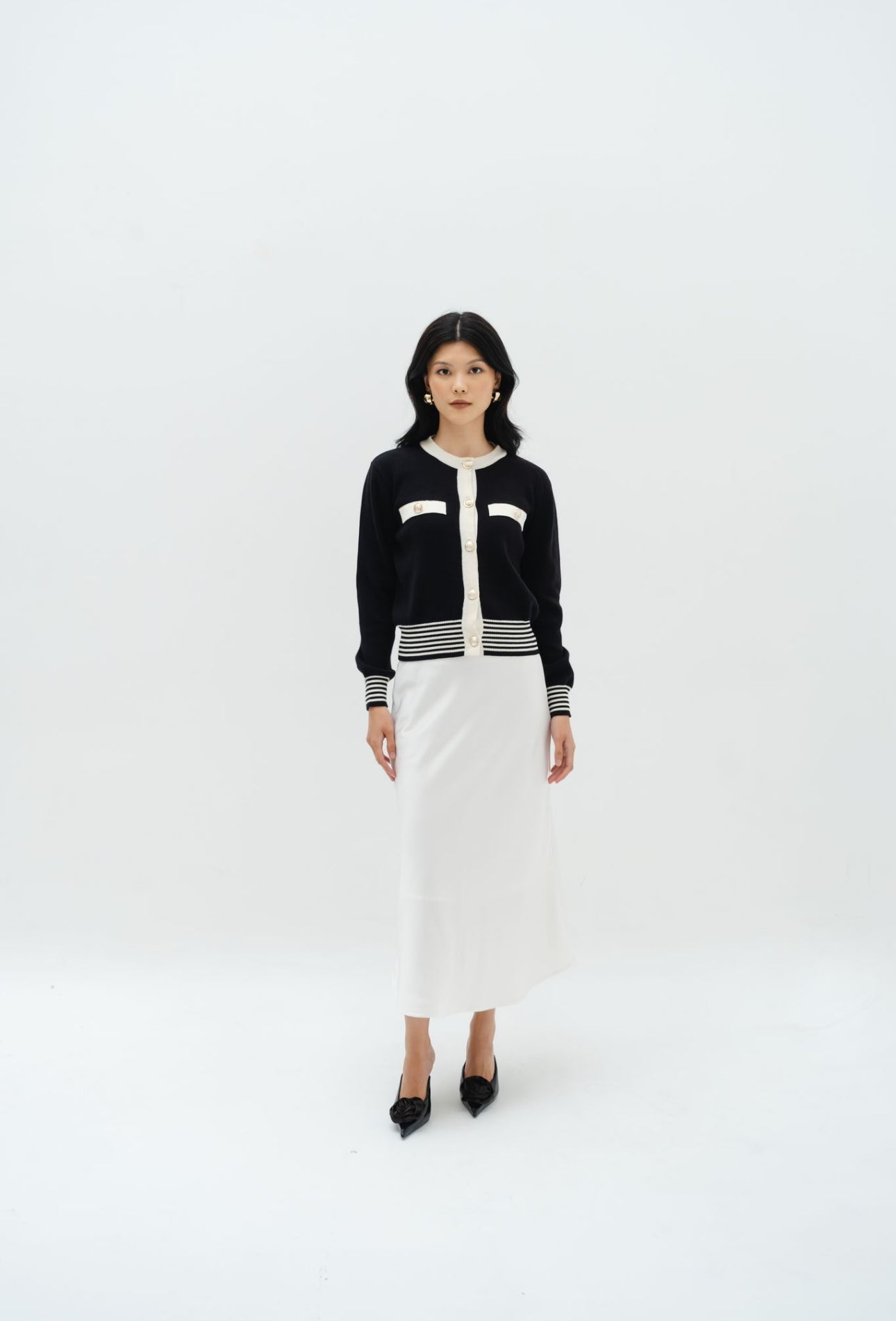 Anna Knit Cardigan | Black