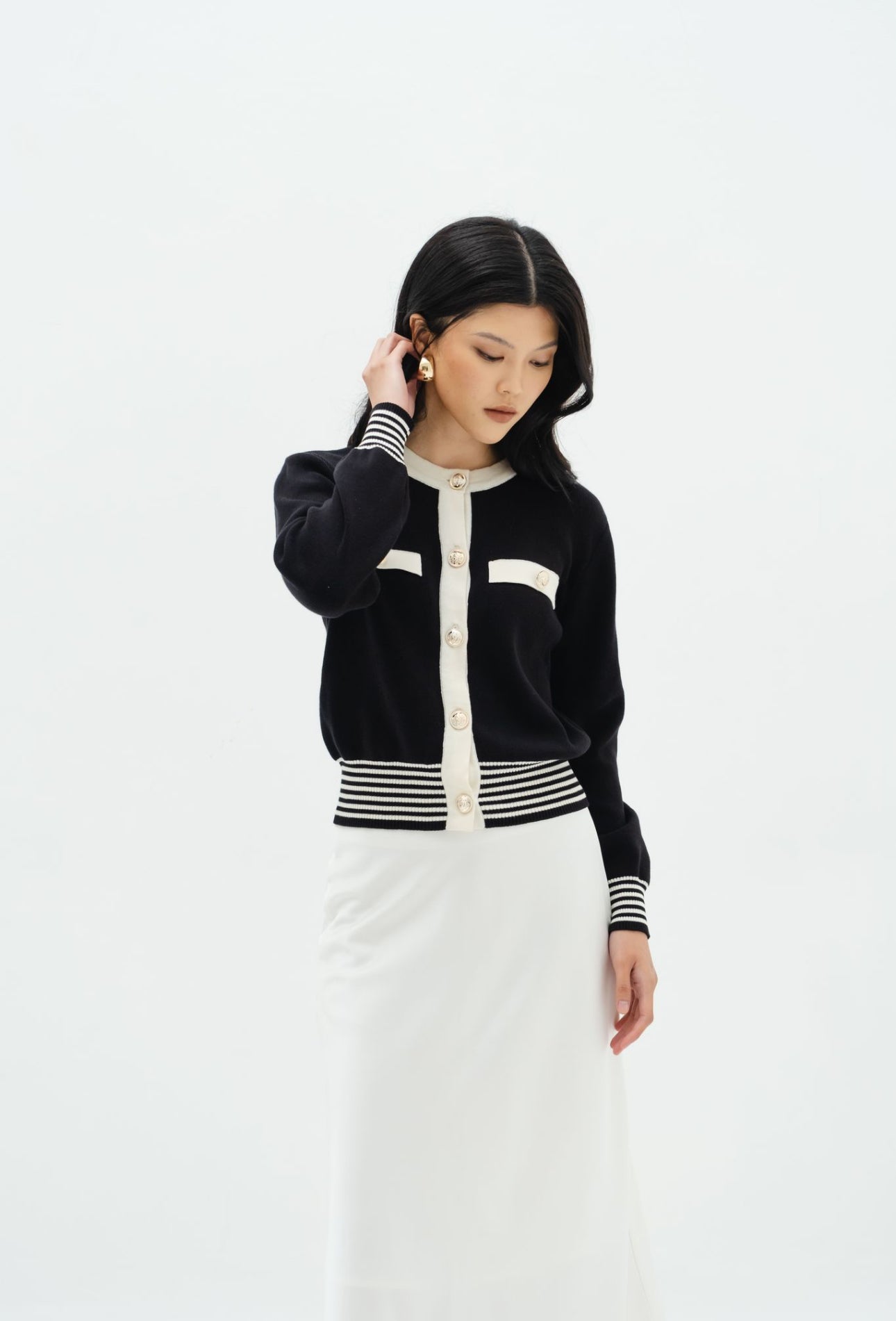 Anna Knit Cardigan | Black