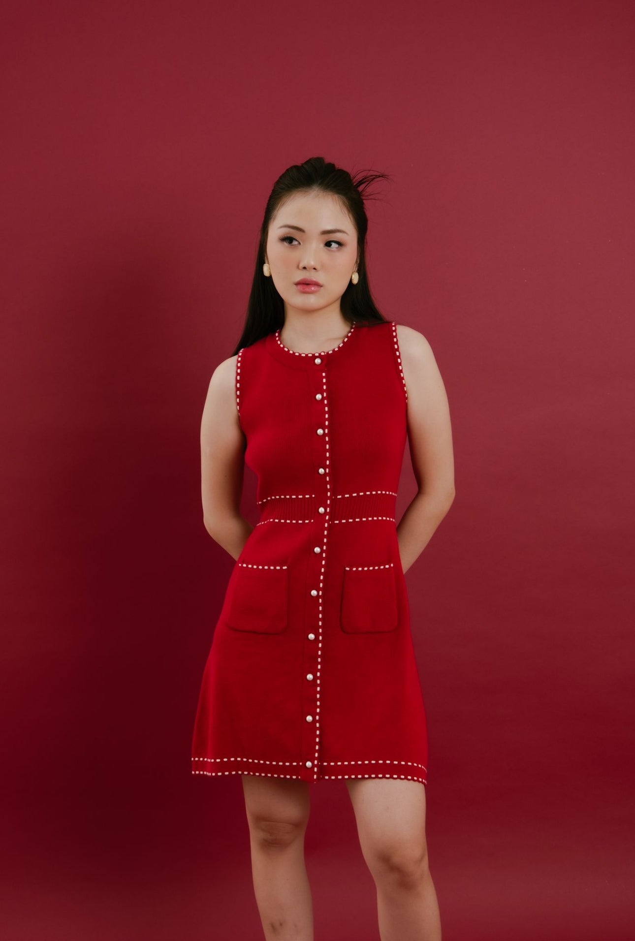 Lene Dress (Shorter Version | Red