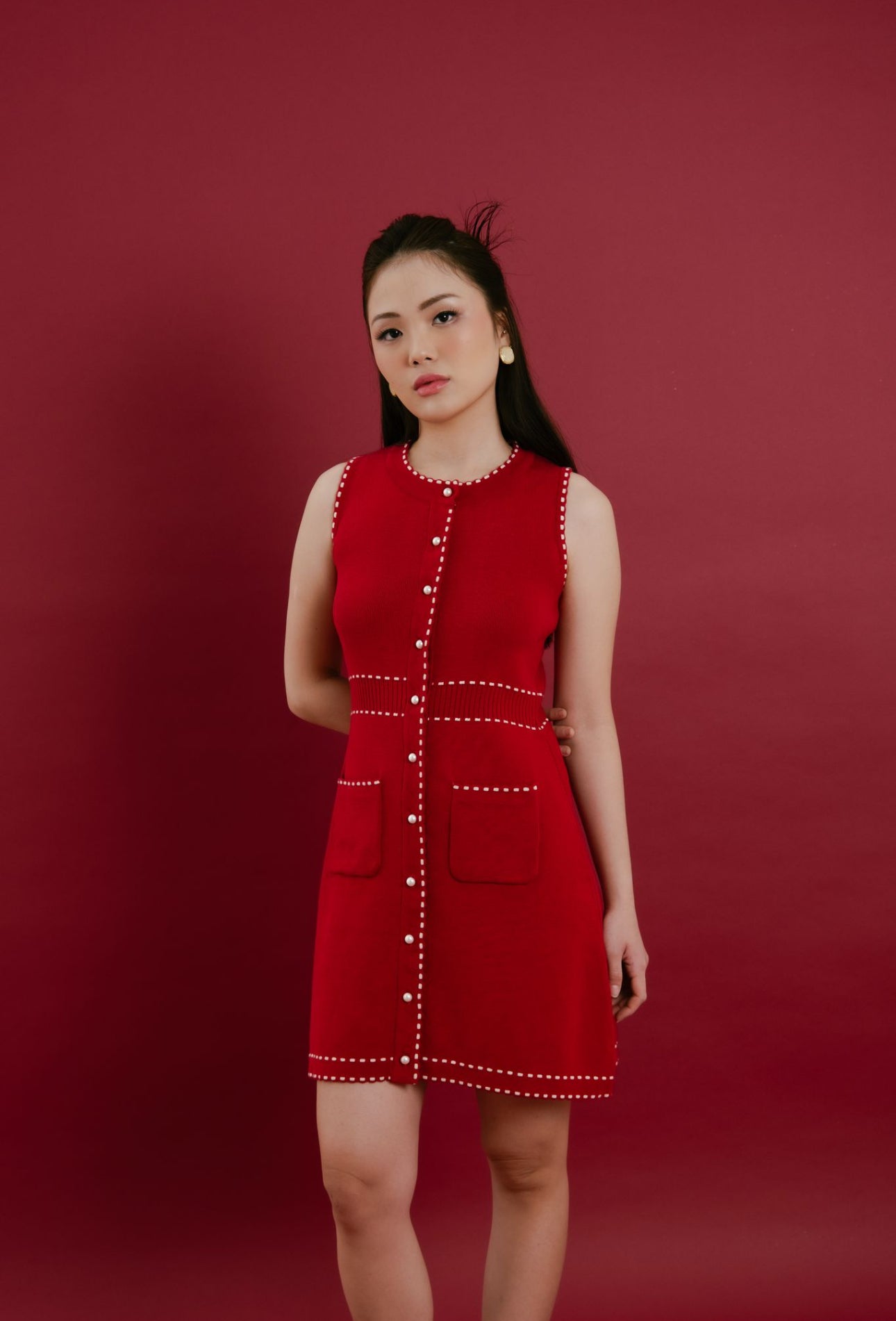 Lene Dress (Shorter Version | Red