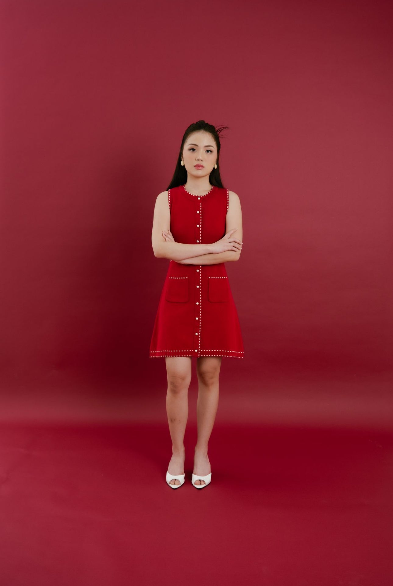 Lene Dress (Shorter Version | Red