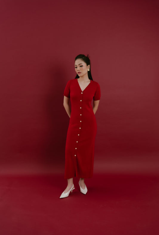 Lune Dress | Red