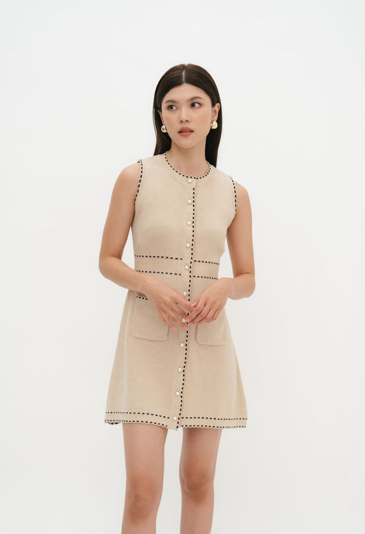 Lene Dress (Shorter version) | Cream