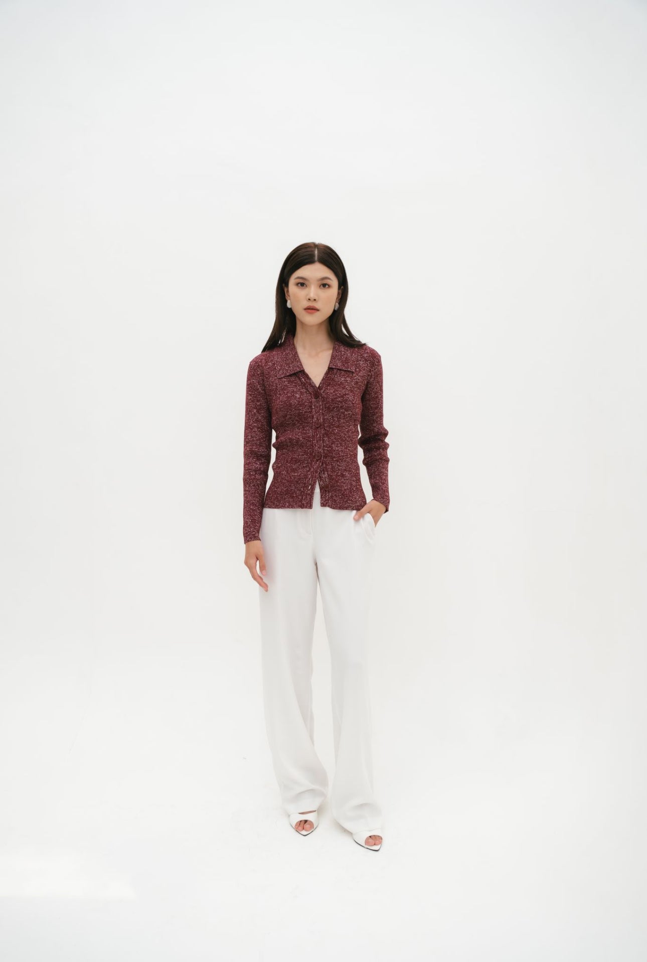 Christine Top | Maroon