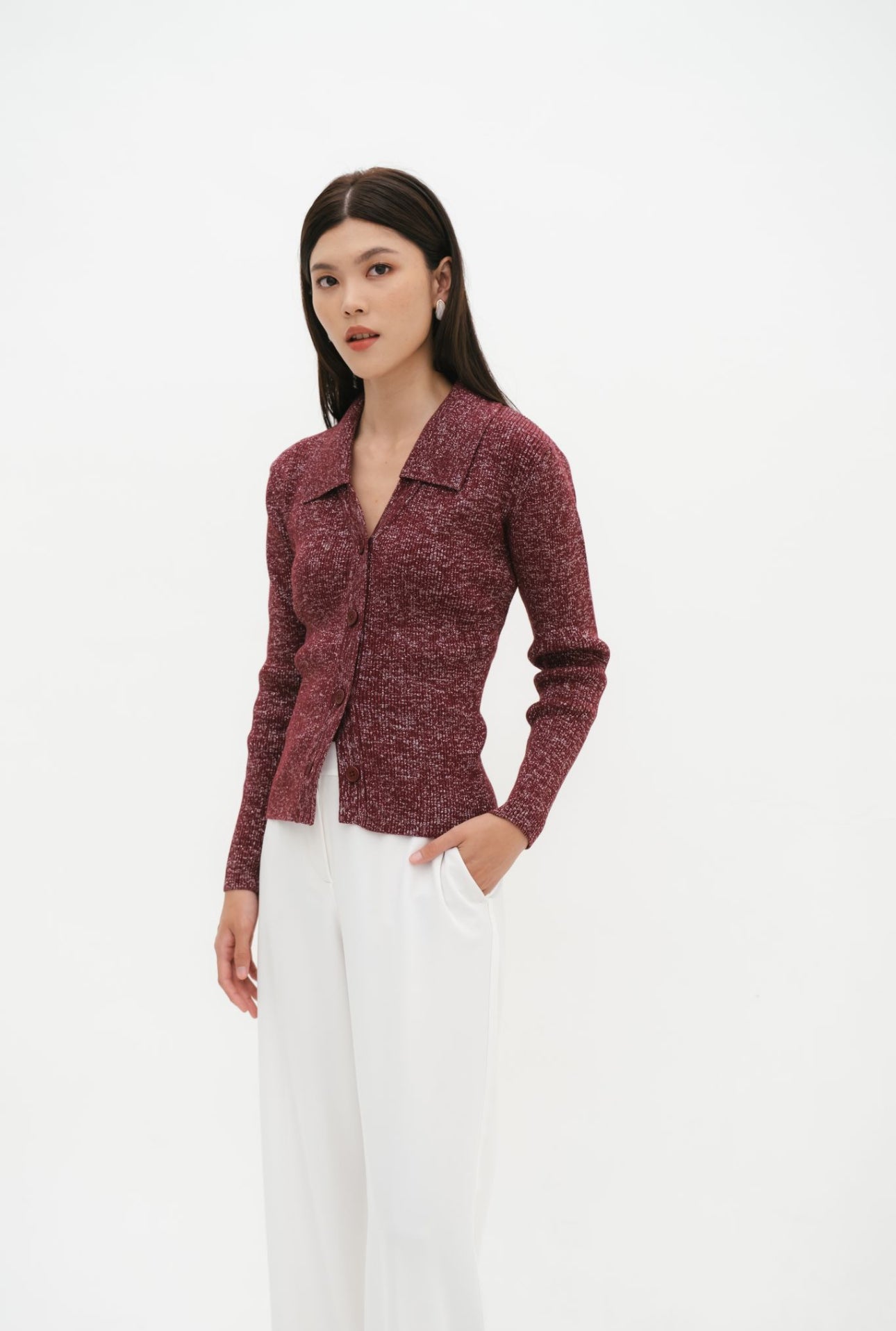 Christine Top | Maroon