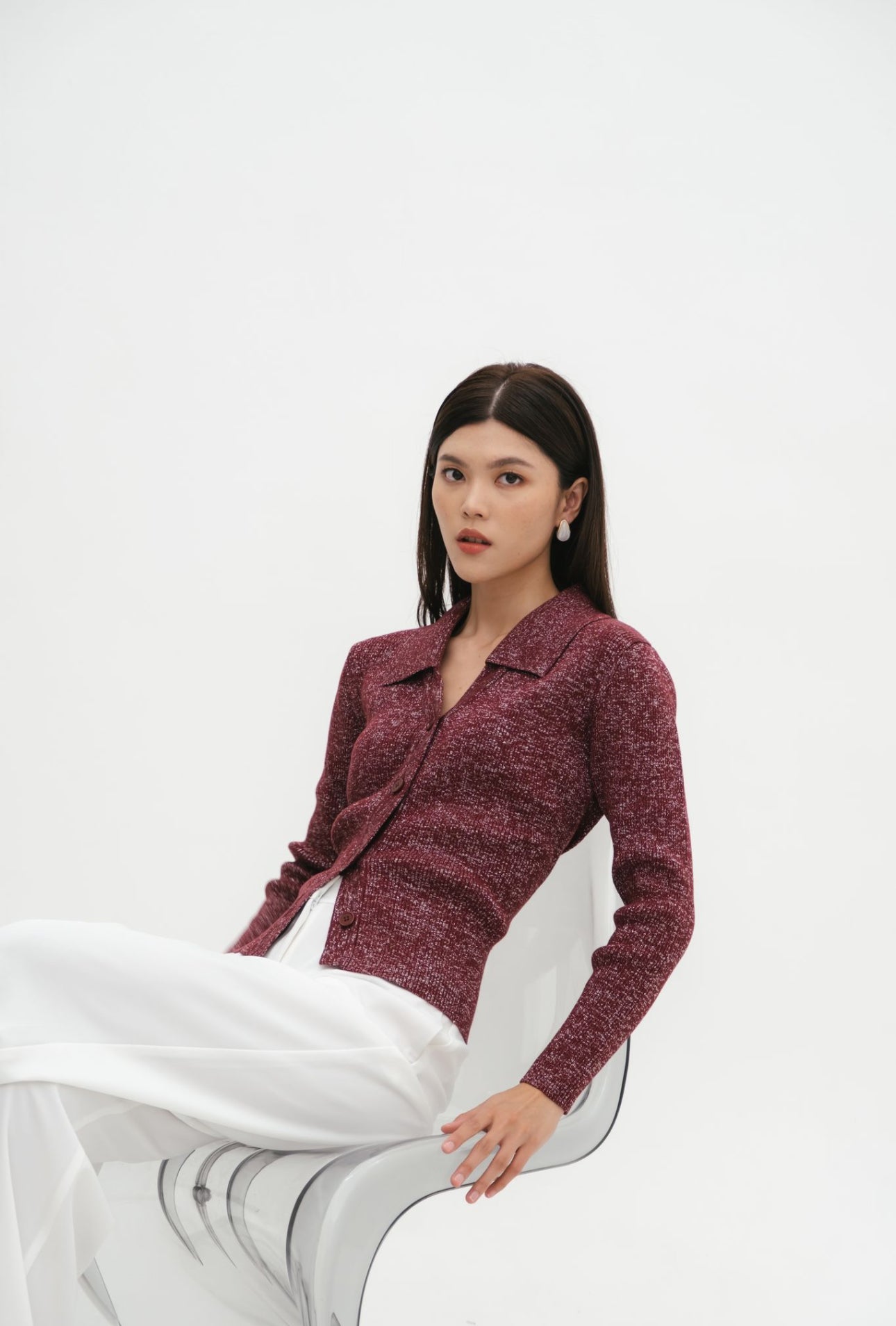 Christine Top | Maroon