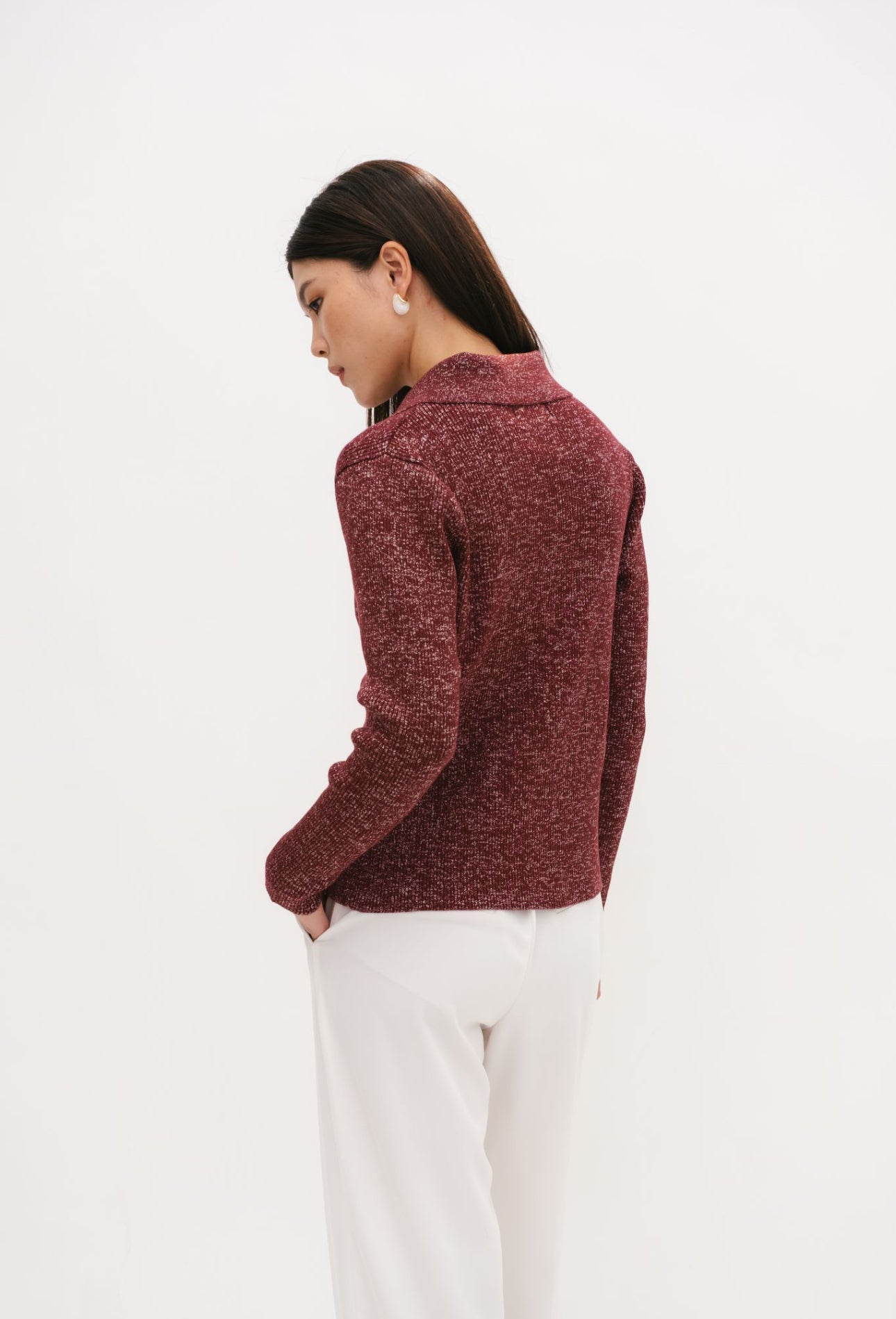 Christine Top | Maroon