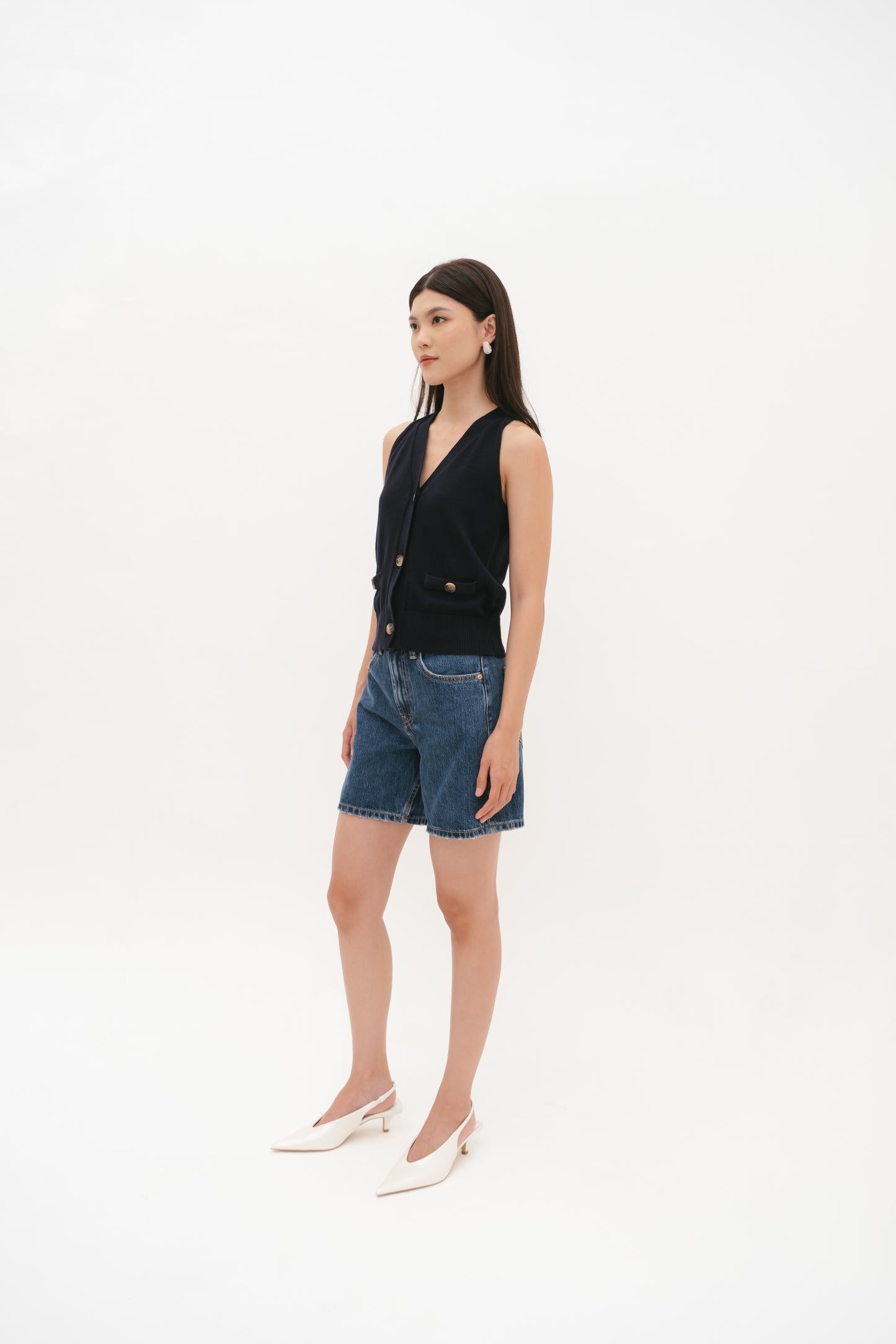 Nina top | Navy