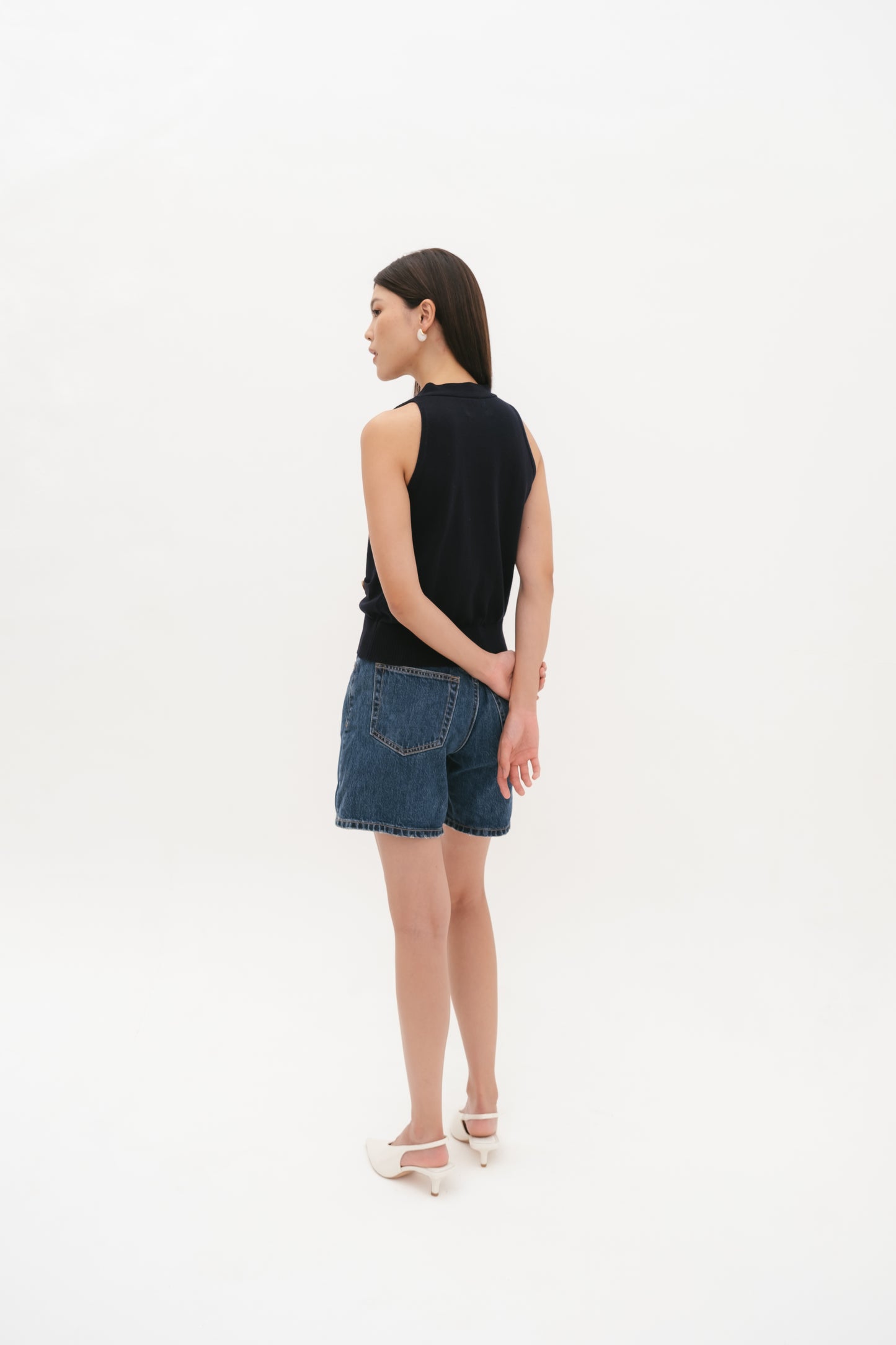 Nina top | Navy